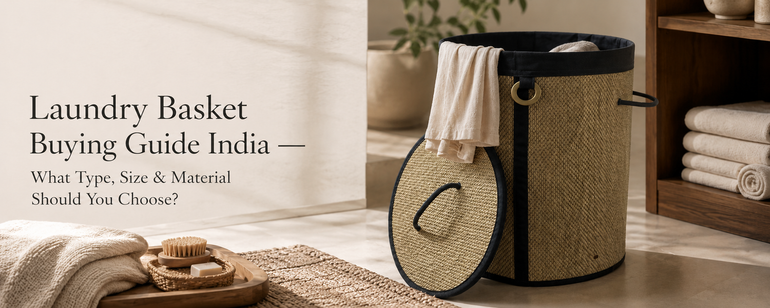 Laundry Basket Buying Guide India: What Type, Size & Material Should You Choose?