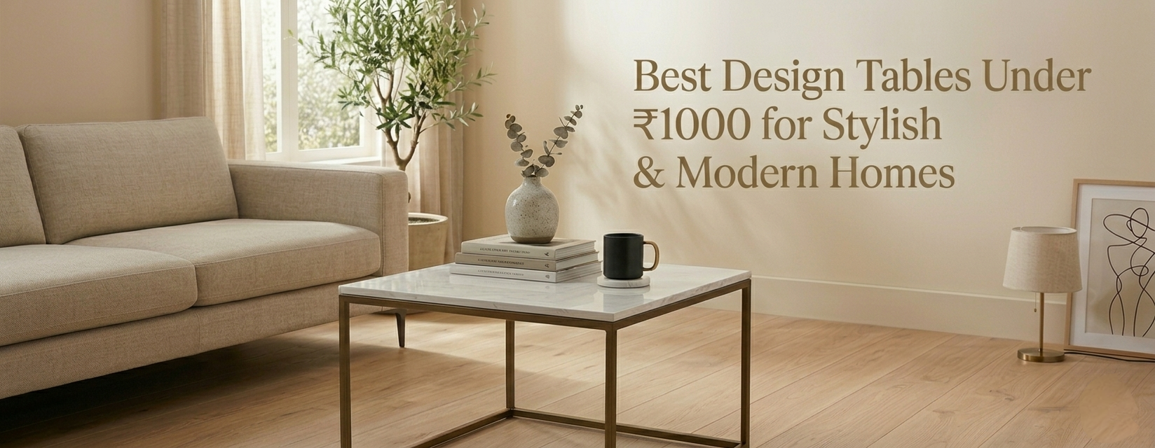 Best Design Tables Under ₹1000 for Stylish & Modern Homes