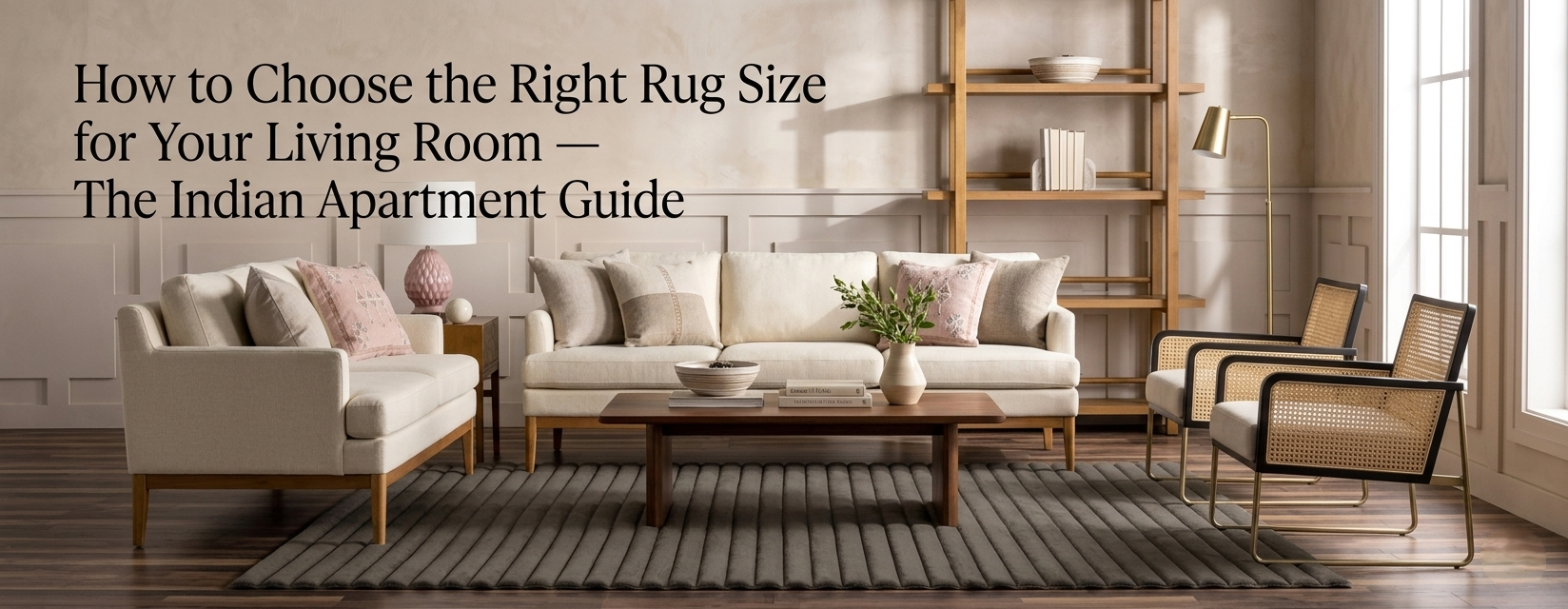 How to Choose the Right Rug Size for Your Living Room: The Indian Apartment Guide