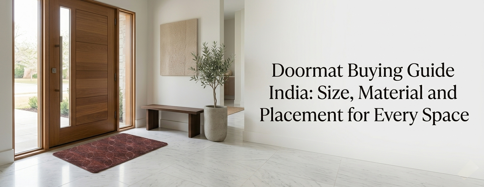 Doormat Buying Guide India: Size, Material and Placement for Every Space