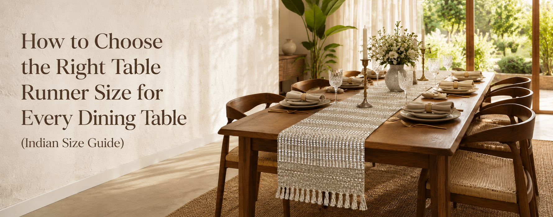How to Choose the Right Table Runner Size for Every Dining Table