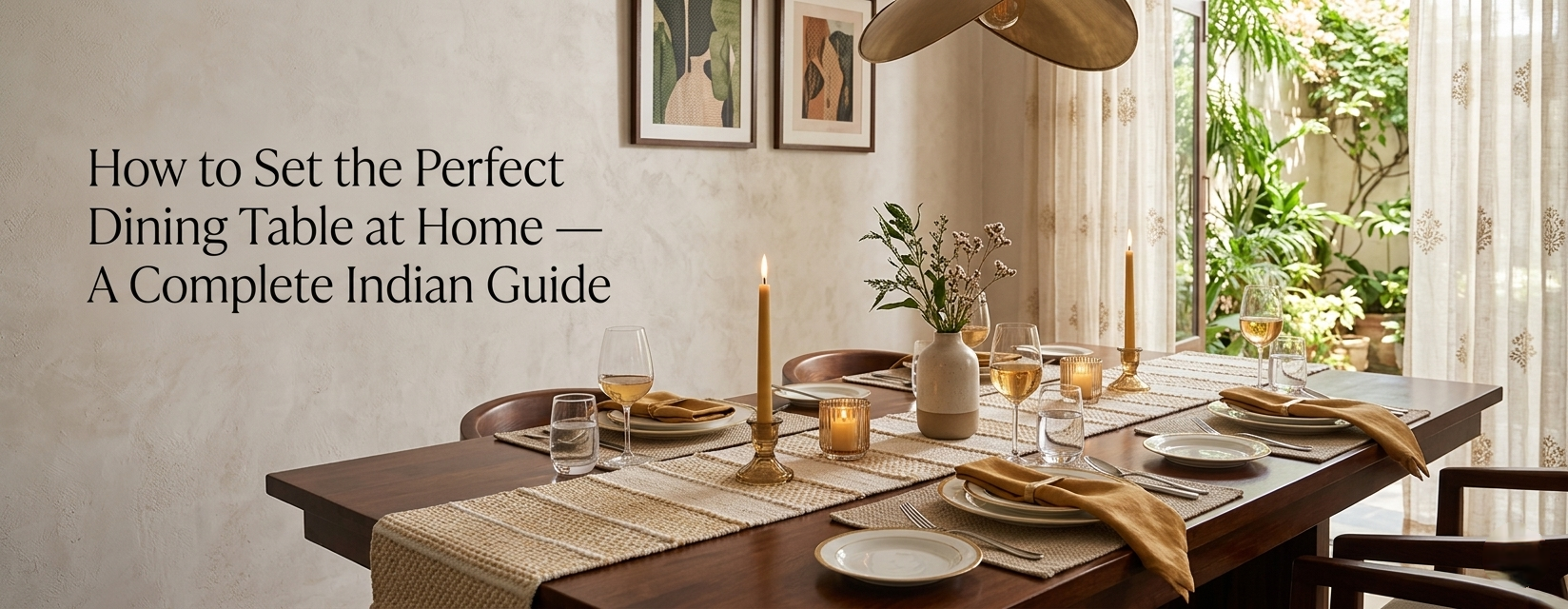 How to Set the Perfect Dining Table at Home: A Complete Indian Guide