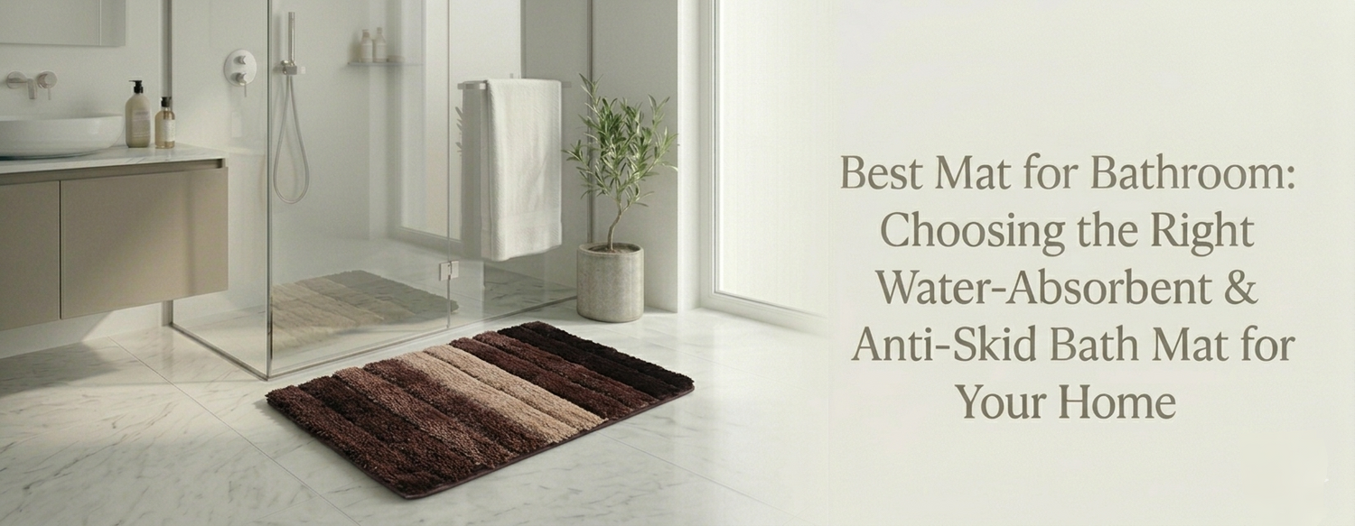 Best Mat for Bathroom: Choosing the Right Water-Absorbent & Anti-Skid Bath Mat for Your Home