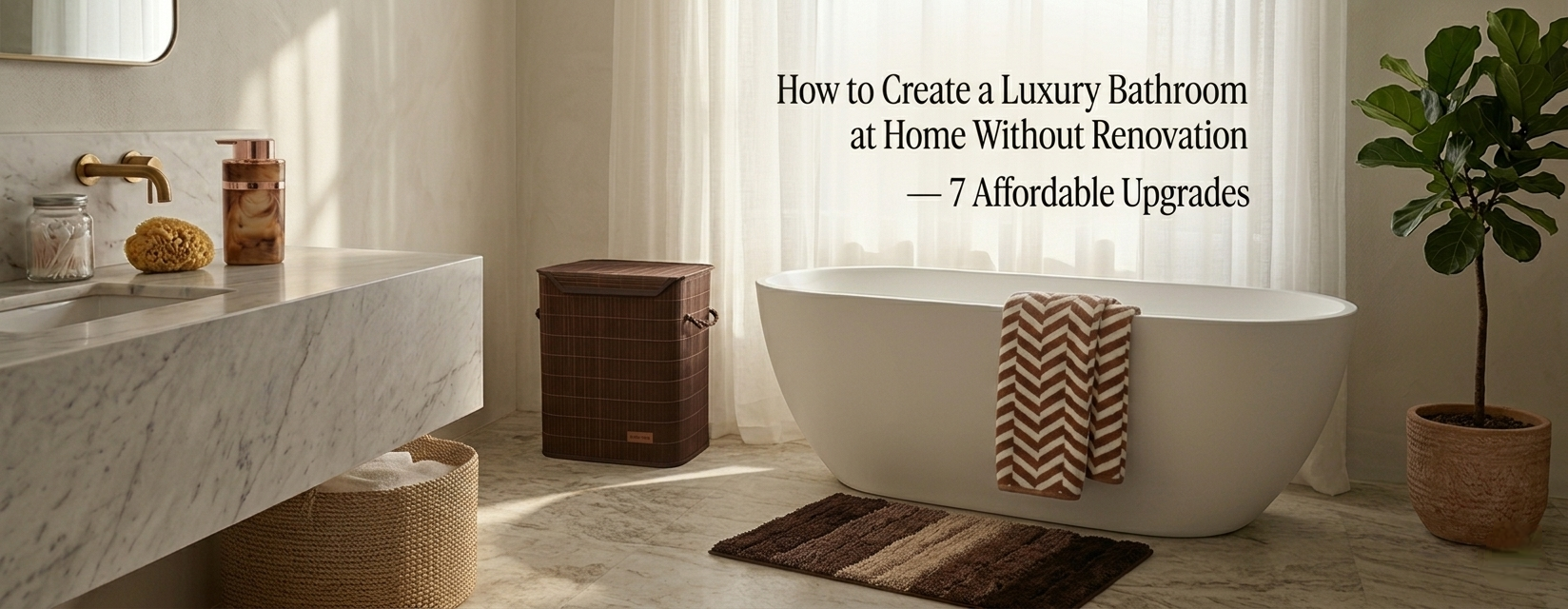How to Create a Luxury Bathroom at Home Without Renovation: 7 Affordable Upgrades