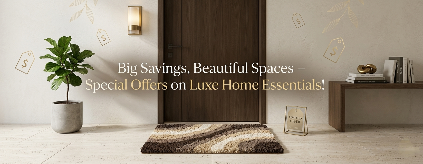 Big Savings, Beautiful Spaces – Special Offers on Luxe Home Essentials!