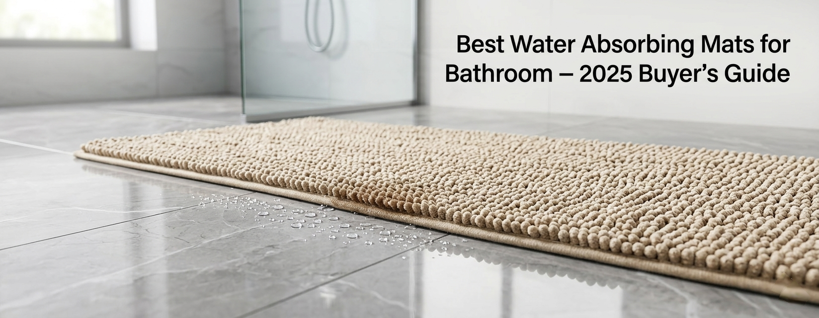 Best Water Absorbing Mats for Bathroom – 2025 Buyer’s Guide