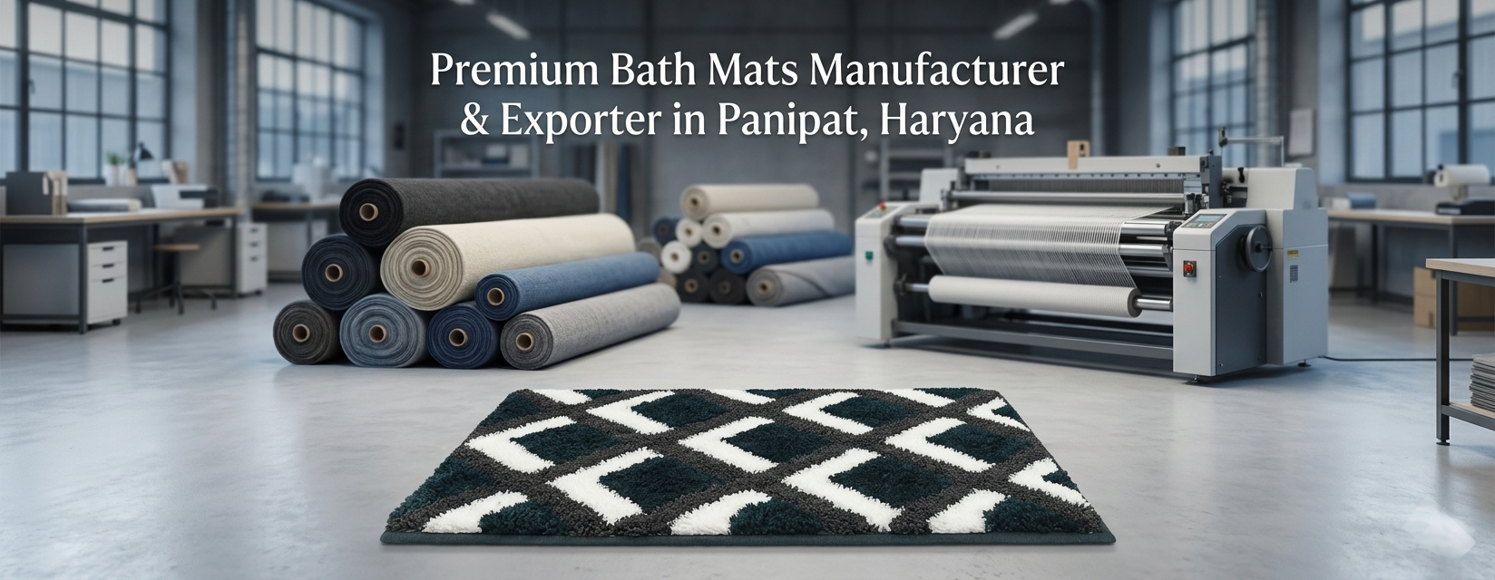 Premium Bath Mats Manufacturer & Exporter in Panipat, Haryana