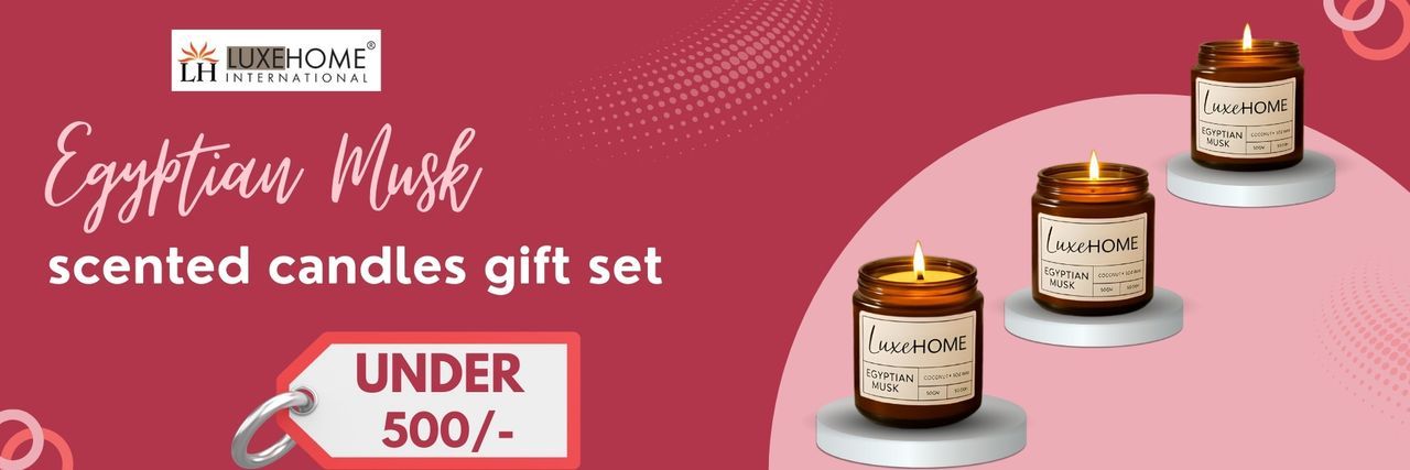 Luxury Scented Candles – Pack of 3 | Relaxing Fragrance for Every Space