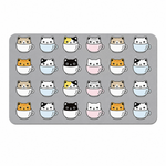Kitchen Dish Drying Mat | Cute Cat Cup Print | 35x55 cm