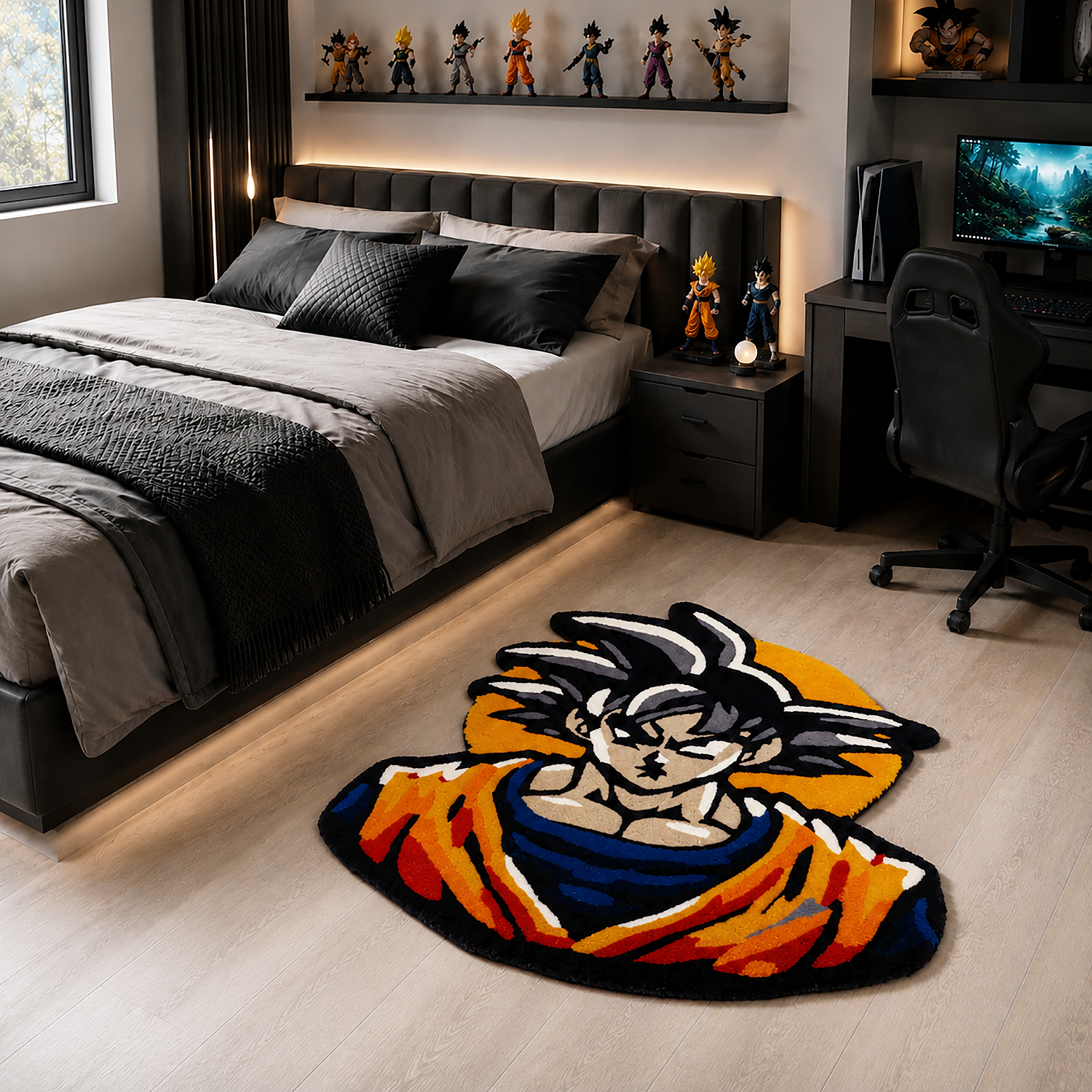 Goku Wool Rug For Floor and Wall Rug