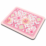 Kitchen Dish Drying Mat | Pink Floral Tile Print | 35x55 cm