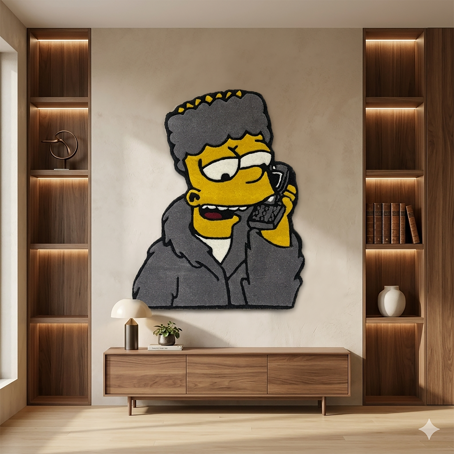 Simon Cartoon Wool Rug For Floor and Wall Carpet
