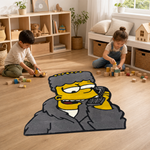 Simon Cartoon Wool Rug For Floor and Wall Rugs