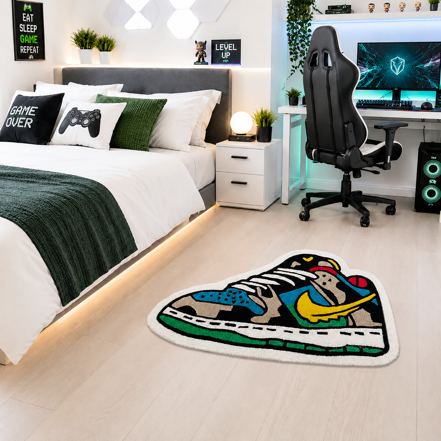 Sneaker Floor And Wall Carpet