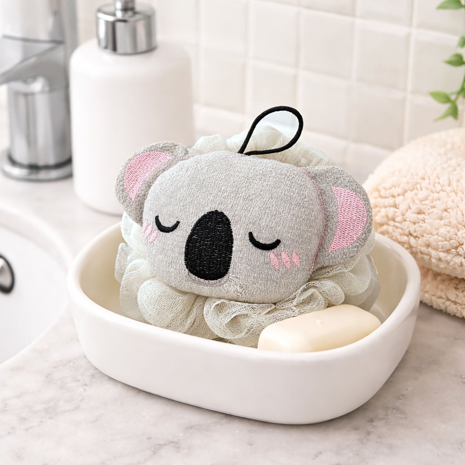 Bath Sponge For Kids And Adult ( 15x17cm )