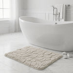 Moscow Stone Microfiber Bath Mat (38x58cm Taupe)