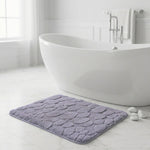 Moscow Stone Microfiber Bath Mat (38x58cm Purple)