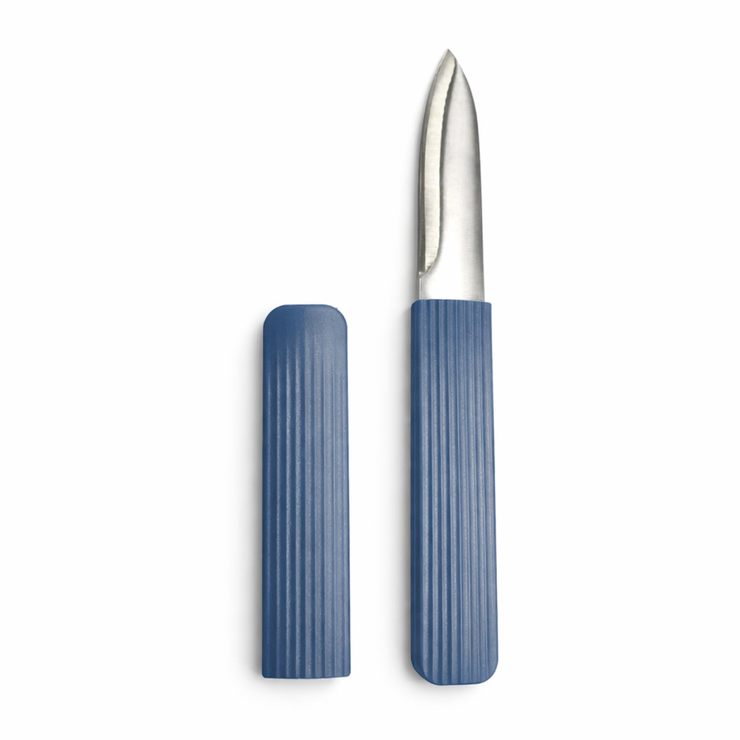 Knife For Kitchen Use Smooth Plastic With Stainless Steel ( Dark Blue 21.2.5 cm )
