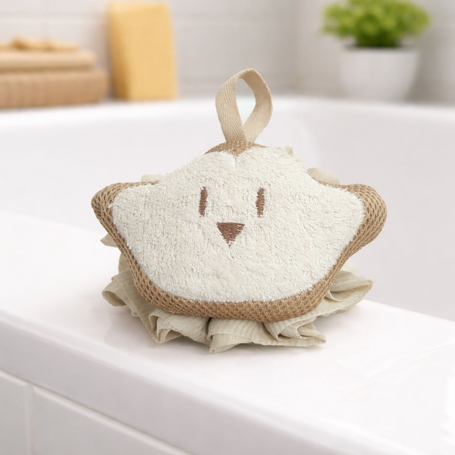 Bath Sponge For Kids And Adult ( 15x11cm )