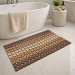 Plastic Shower Mat For Bathroom (36x68 Cm Brown )