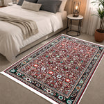 Riyasat Printed Carpet For Home And Office ( 3x5 ft, Classic Red )