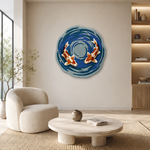 Wool Rug Fish design for Floor And Wall