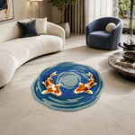 Wool Rug Fish design for Floor And Wall