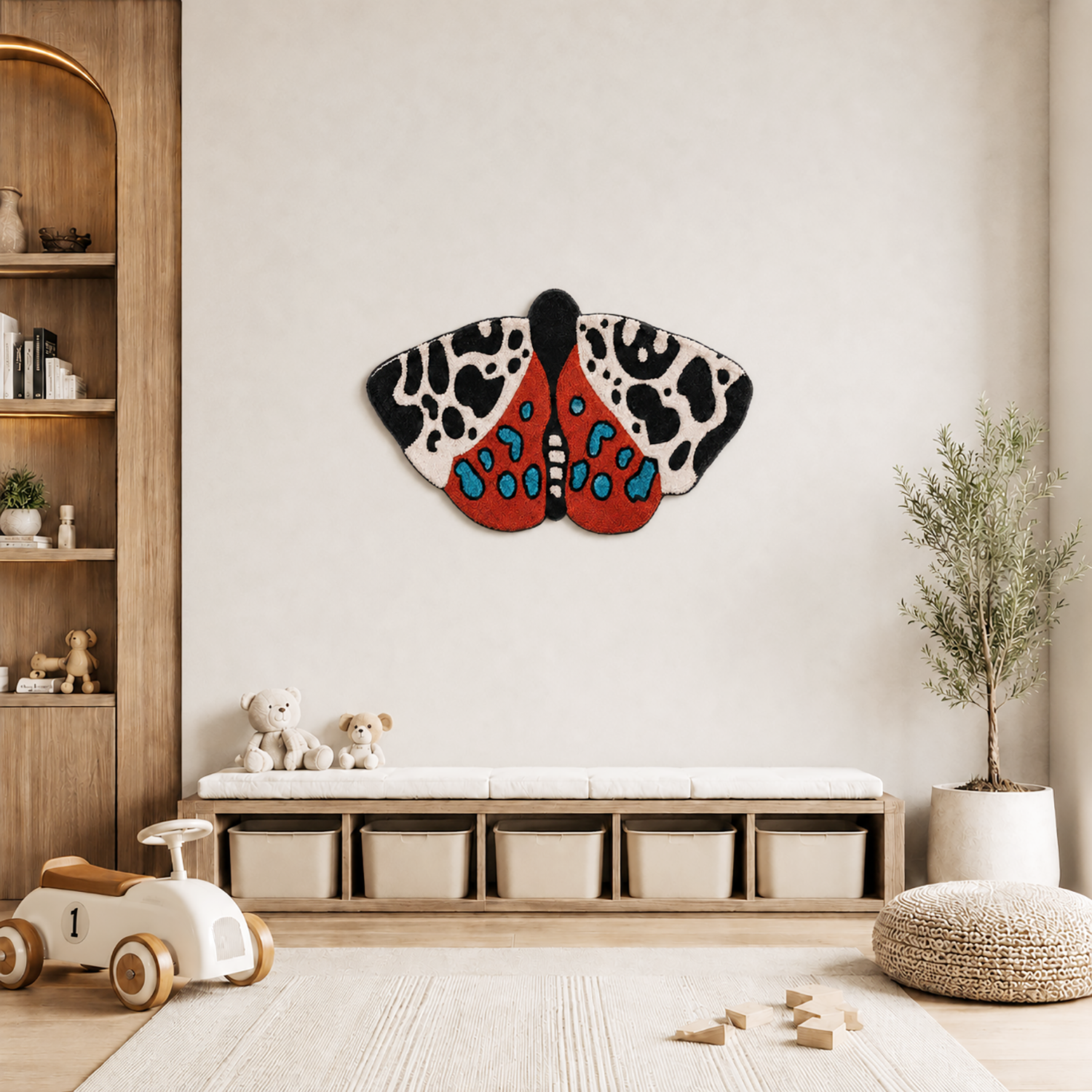 Butterfly Floor And Wall Carpet