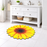 3D Rangoli Mats ( 56x56 cm, Yellow )