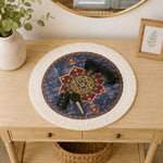 Royal Medallion Dining Table Mats ( 36x36cm, Multicolor, Set Of 2 )