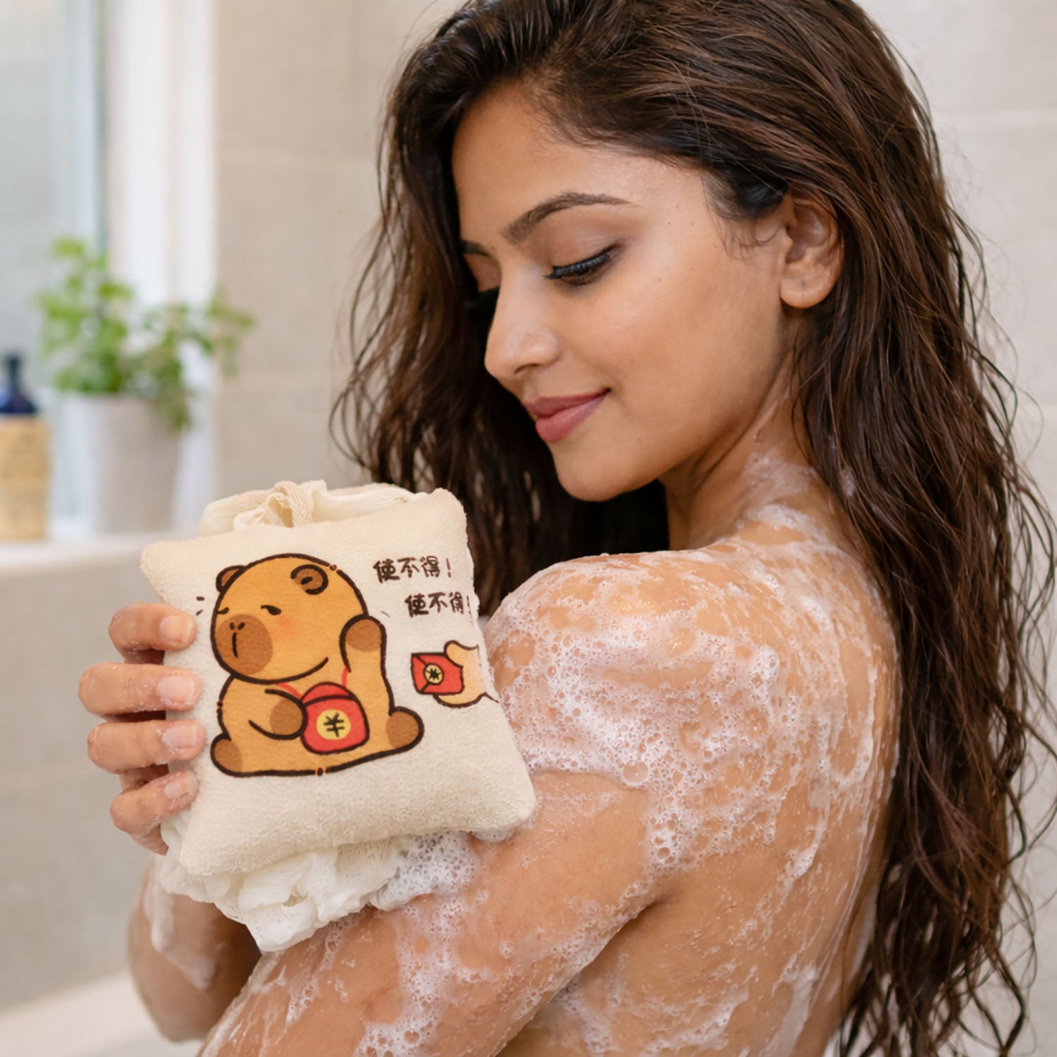 Bath Sponge For Kids And Adult ( 10x11cm )