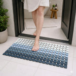 Plastic Shower Mat For Bathroom (36x68 Cm Blue )
