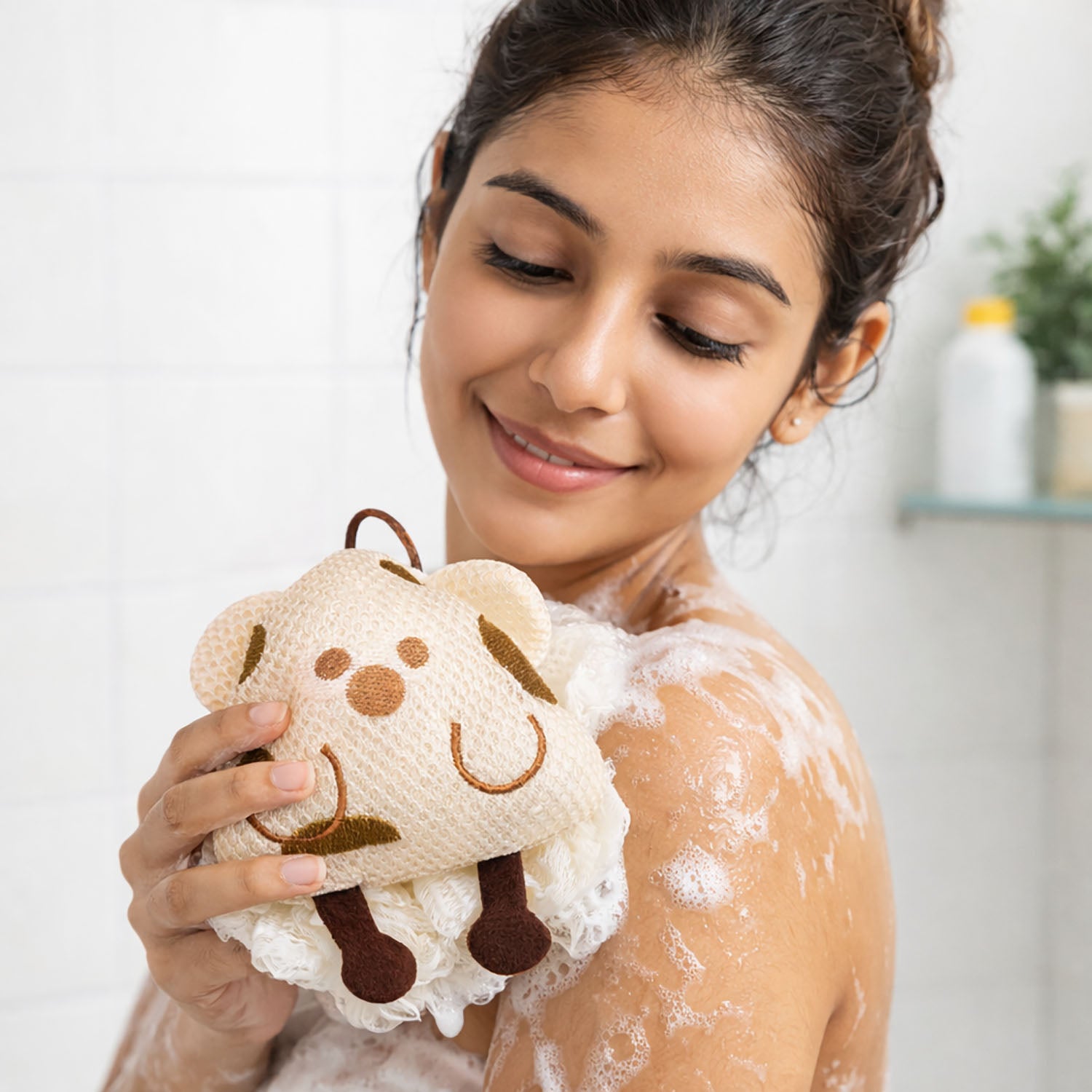 Bath Sponge For Kids And Adult ( 12x11cm )