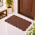 Rubber Door Mat Weave Textured ( 45x75 cm Copper )