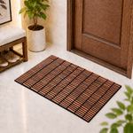 Rubber Door Mat Linear Textured ( 45x75 cm Copper )