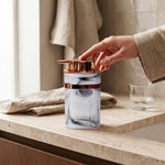 Marble Pattern Plastic Soap Dispenser For Bathroom And Kitchen Sink  ( 13.5x7 cm White )