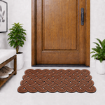 Rubber Door Mat Weave Textured ( 45x75 cm Copper )