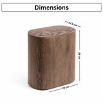 Portable Plastic Dustbin For Home And Kitchen (  28x14.5x29 cm, Brown )