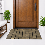 Rubber Door Mat Linear Textured ( 45x75 cm Golden )