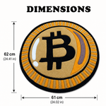 Bitcoin Floor And Wall Carpet