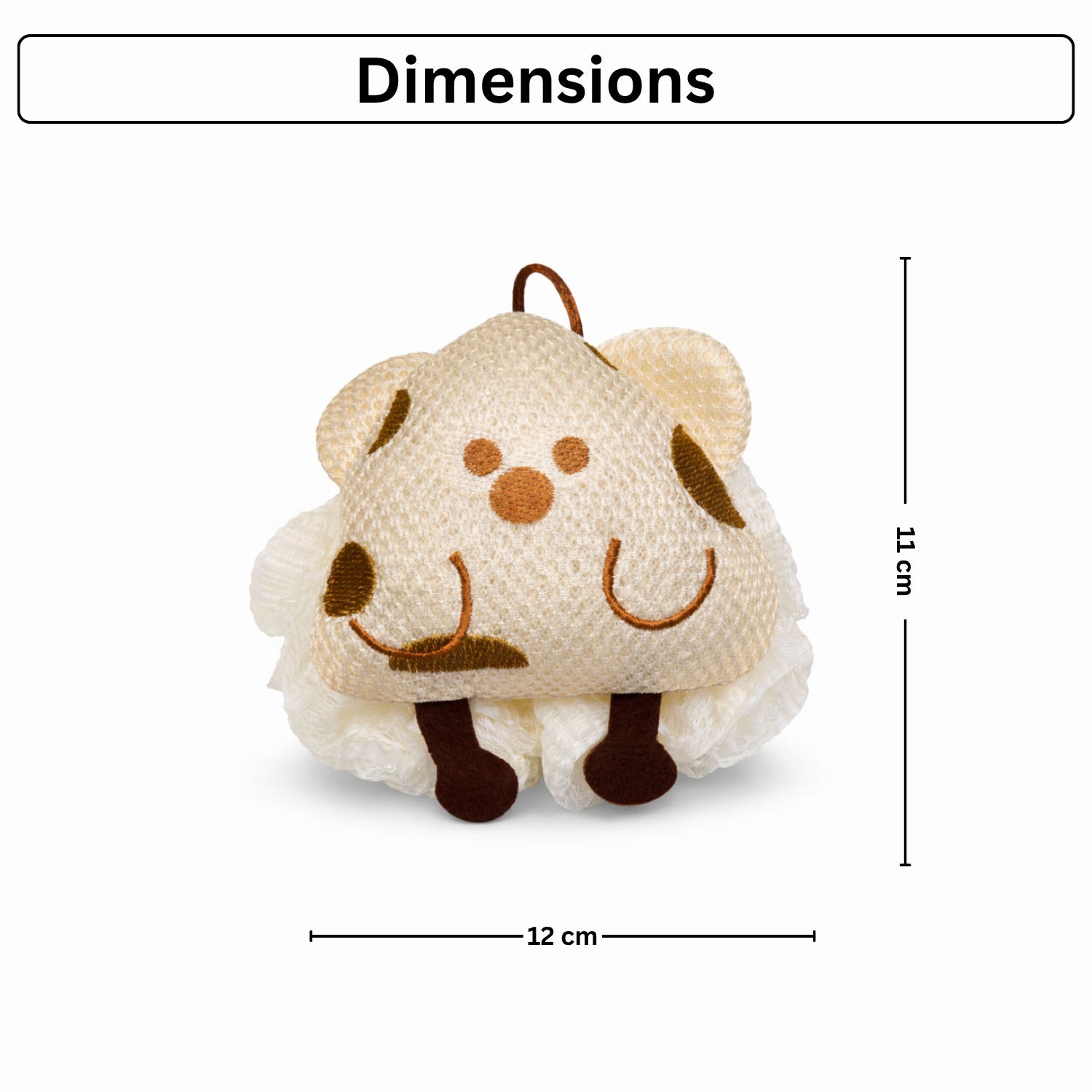 Bath Sponge For Kids And Adult ( 12x11cm )