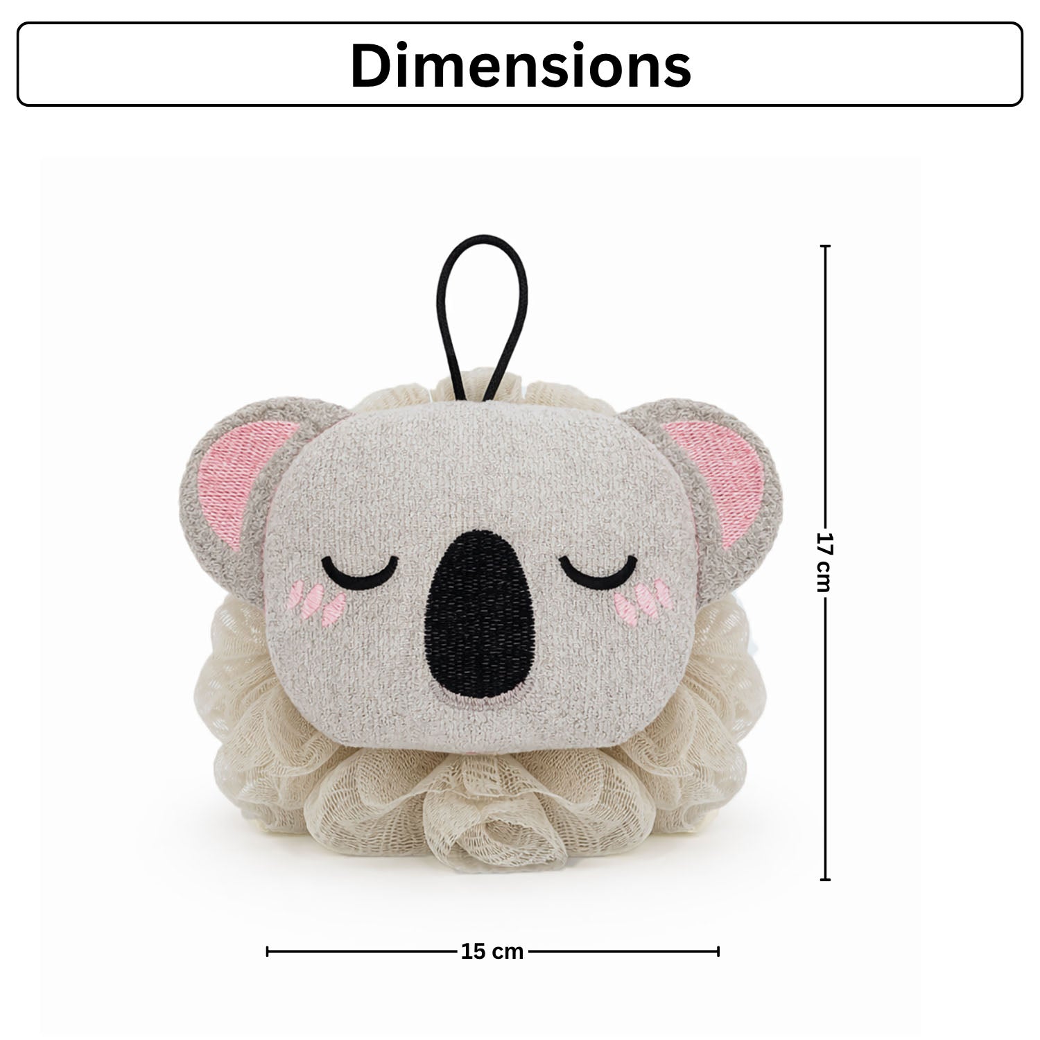 Bath Sponge For Kids And Adult ( 15x17cm )