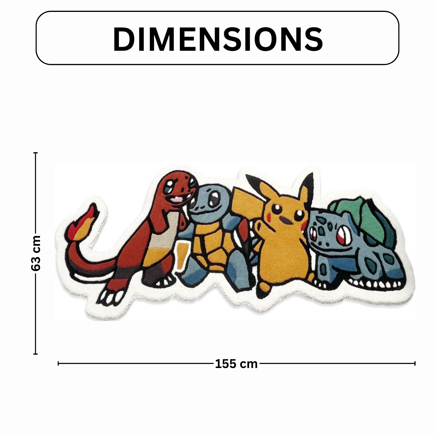 Pokemons Floor And Wall Carpet
