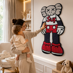 Wool Rug Elephant Desing For Floor and Wall Carpet