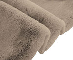 Rabbit Fur Soild Carpet (Taupe, 3x5 Feet)