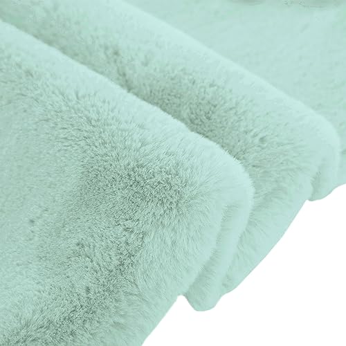 Rabbit Fur Super Soft Carpet (Lime, 4x6 Feet)