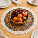 Sapphire Medallion Dining Table Mats ( 36x36cm, Multicolor, Set Of 2 )