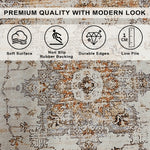 Riyasat Printed Carpet For Home And Office ( 5x7 ft, Rustic heritage )