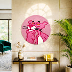 Premium Wool Tufted Rug Cartoon Character Unique Design Floor Mat For Kids Room Bedroom Home Decor High Warmth All Season (61x61 cm, Pink, Pack of 1)