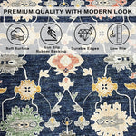 Riyasat Printed Carpet For Home And Office ( 4x6 ft, Midnight Floor )
